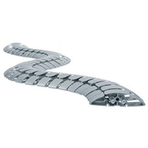 Bachmann Fleksi kanalica-zmija dimenz.24x90x1000mm,dvokomorna,srebr. slika 1