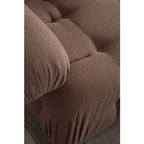 Woody Fashion Trosjed Doblo 3 Seater ( L1-Pouffe-1R) - Cappucino slika 3