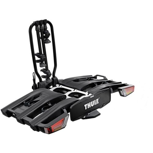 Thule EasyFold XT 3, 934B nosač bicikla na kuku crni za 3 bicikla s torbom slika 1