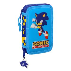 Speed Sonic The Hedgehog double pencil case 28pcs