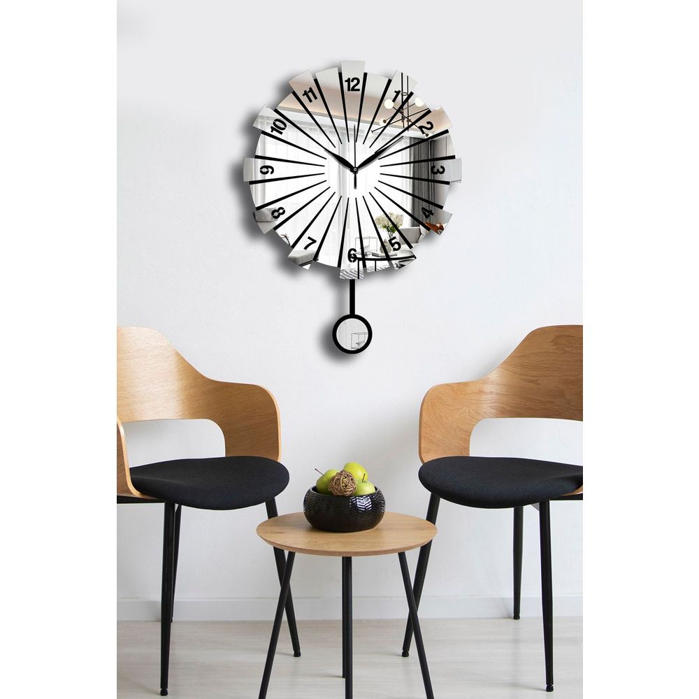 Decorative wall clock Vlnt111Gu, colour: silver slika 1