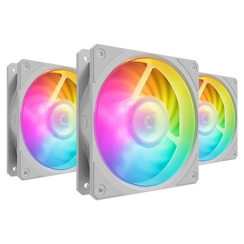 Cooler Master Mobius 120P ARGB White 3-pack kit ventilator (MFZ-M2DW-243P2-R1) slika 1