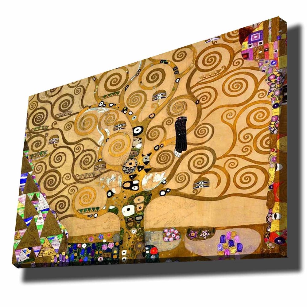 Dekorativna Slika na Platnu - Višebojna, 70x100 cm, Model 70100KLIMT003 slika 2