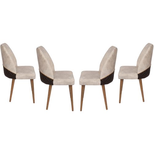 Nova 071 V4  Cream
Walnut Chair Set (4 Pieces) slika 3