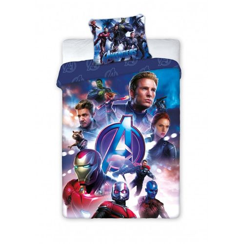 Posteljina Za Decu Avengers Heroes 160x200cm + 70x80cm slika 1