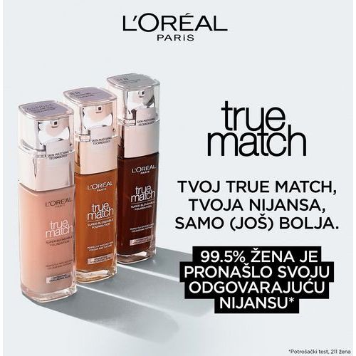 L'Oreal Paris True Match Tečni puder 7D7W Golden Amber slika 3