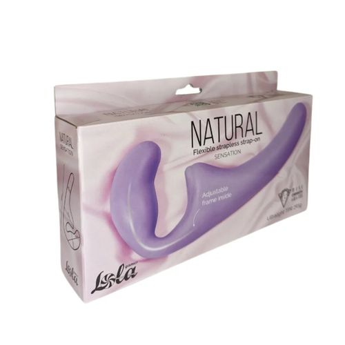 Strap-on Lola games Flexible strapless Natural Sensation Purple slika 2