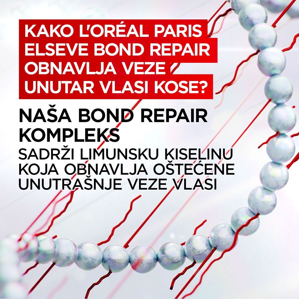 L'Oréal Paris Elseve bond Repair Regenerator za kosu 150 ml slika 7