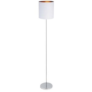 Rabalux Monica Podna lampa E27 1x60W,bela/zlatno/hrom Moderna rasveta