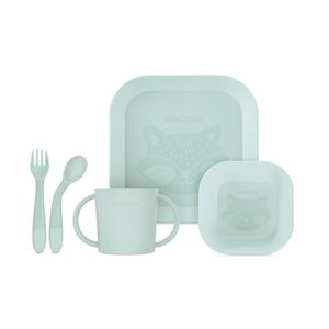 Miniland set za jelo square mint