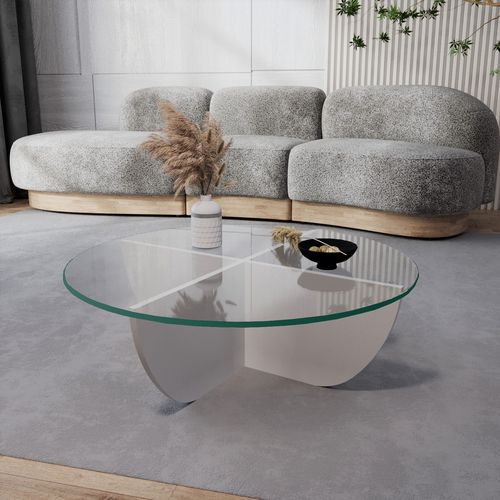 Lily - White White Coffee Table slika 1