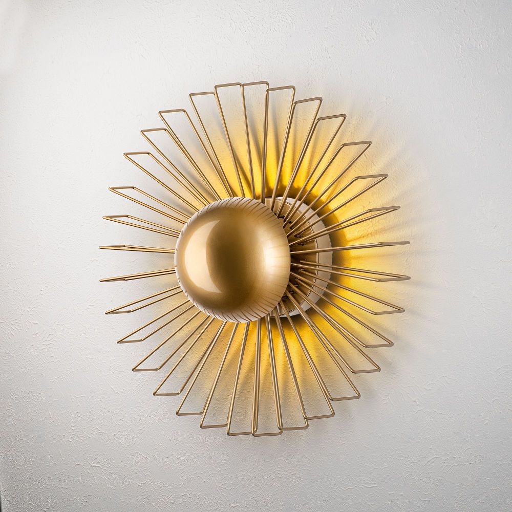Zidna Lampa Kaya - 15231 - M, boje: Zlato slika 7