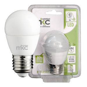 MKC Sijalica,LED 6W, E27, 4000K,220V AC,prirodno bijela svjetlos - LED MINISFERA E27/6W-N