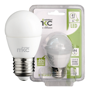 MKC Sijalica,LED 6W, E27, 4000K,220V AC,prirodno bijela svjetlos - LED MINISFERA E27/6W-N