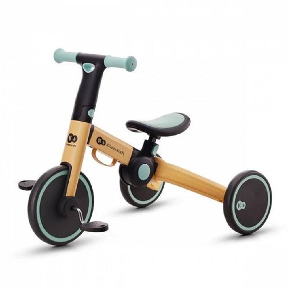 Kinderkraft Sklopivi tricikl 4TRIKE 3U1, Sunflower Blue slika 1