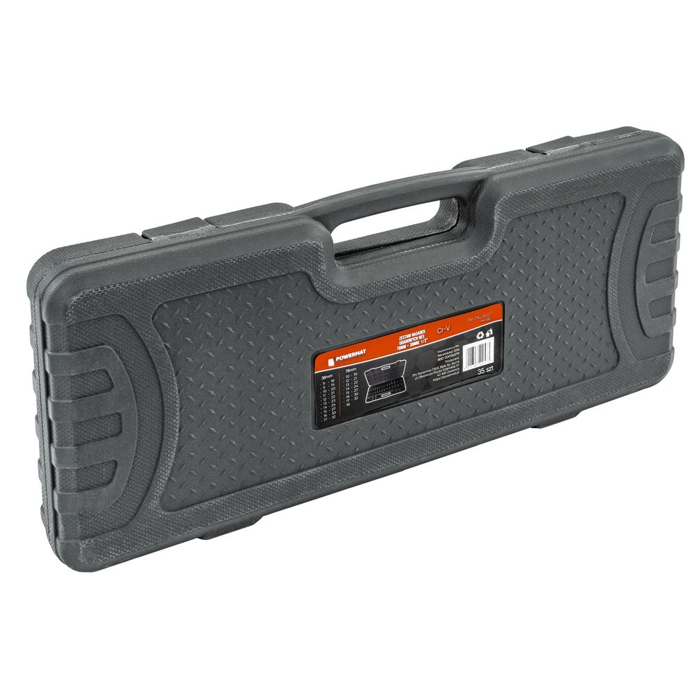 Set udarnih nasadnih nastavaka HEX – 35 dijelova, 1/2" slika 2