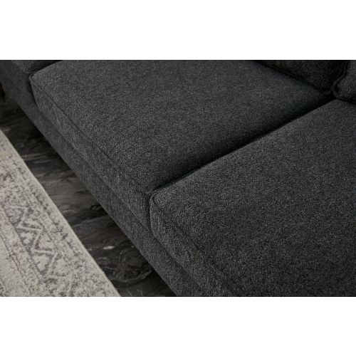 Atelier Del Sofa Trosjed, Antracit Crno, Berlin - Anthracite, Black slika 5