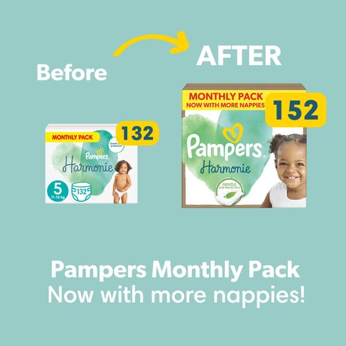 Pampers Harmonie pelene XXL mjesečno pakiranje slika 12