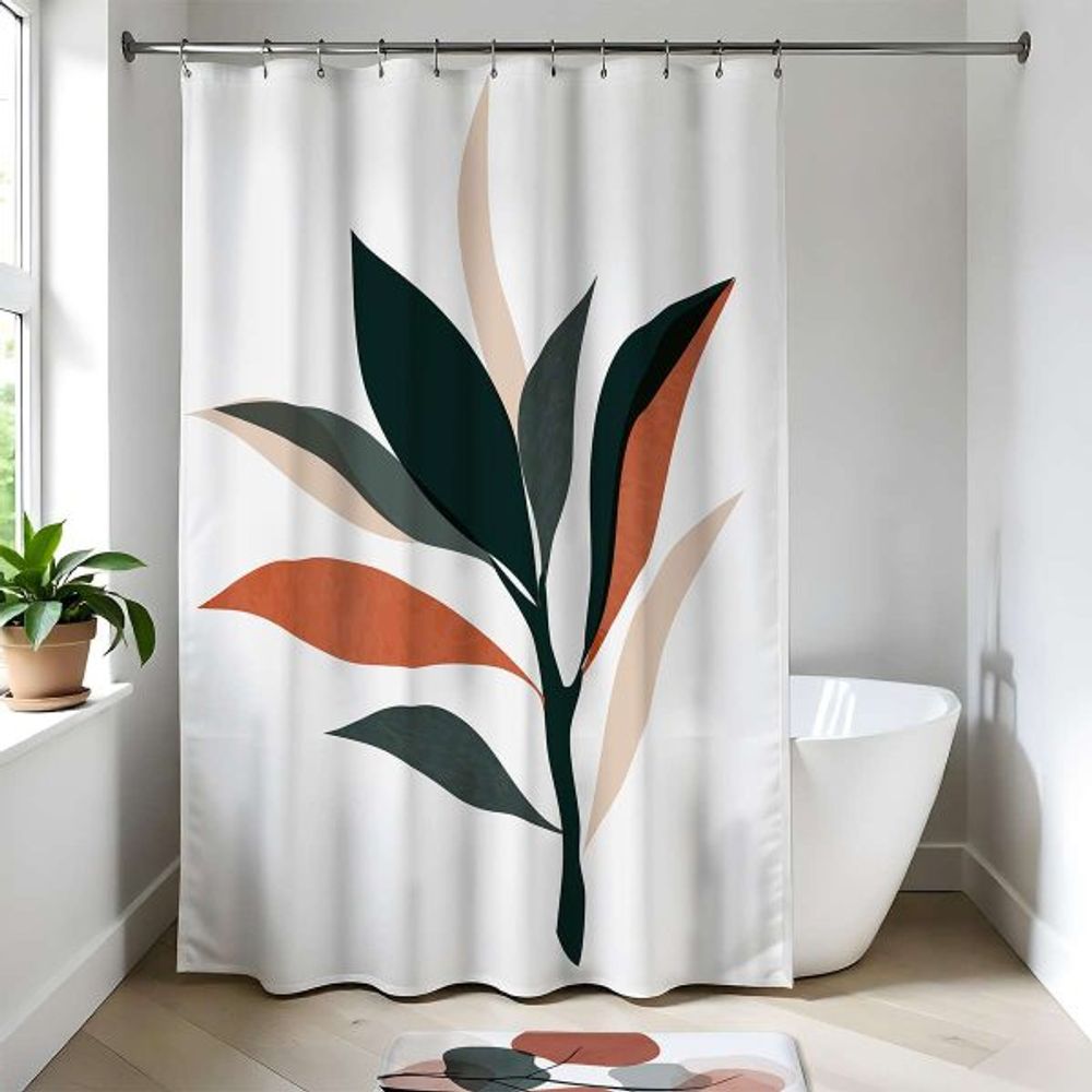 Tendance zavjesa za kadu 180x200cm poliester, bukolisch slika 1