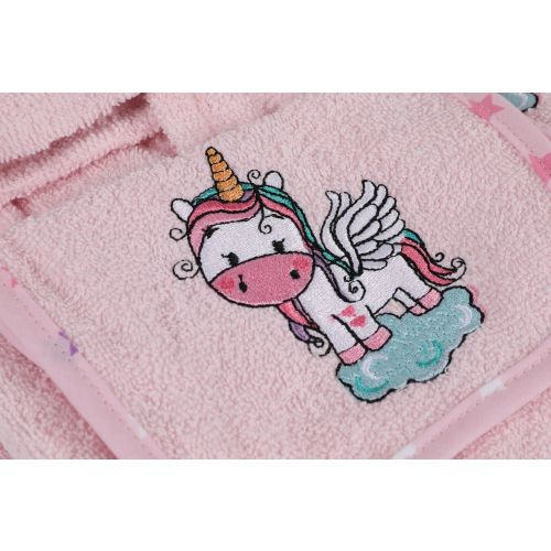 Colourful Cotton Set za kupanje bebe Unicorn slika 4