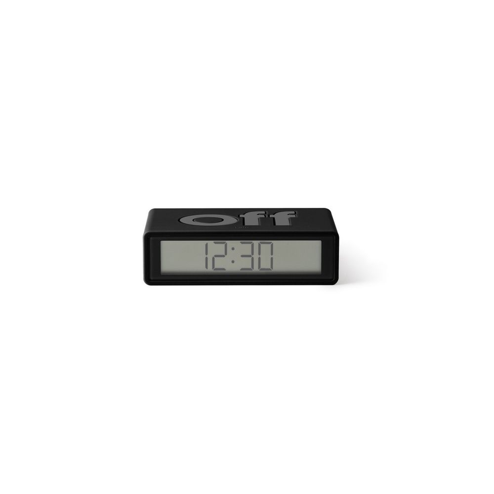 LEXON FLIP+ TRAVEL Stolni Sat - Budilica Crni slika 2