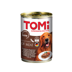 Tomi Hrana za pse konzerva 5 vrsta mesa 400g