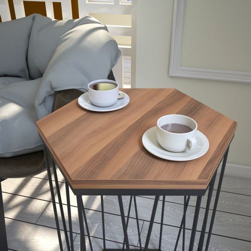 Woody Fashion Bočni stol, Cetrus - Walnut slika 2