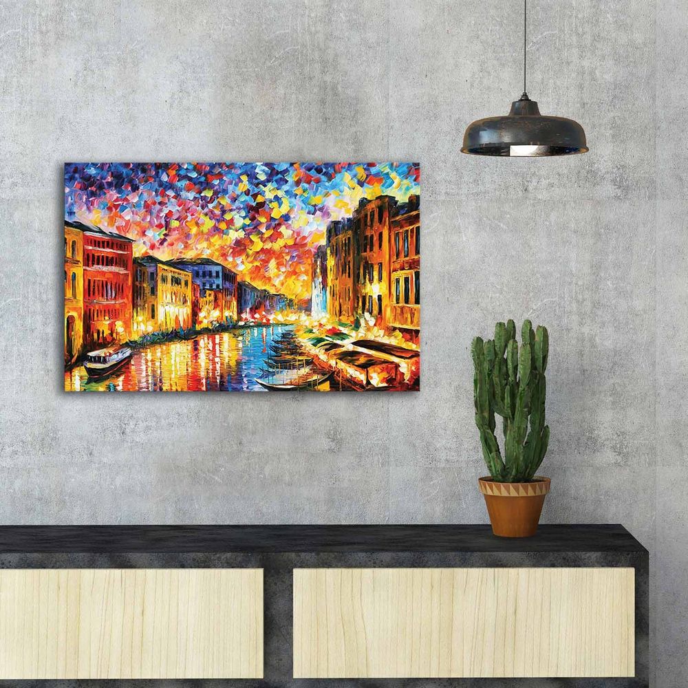 FAMOUSART-081 Dekorativna Slikarska Platna u Više Boja slika 1