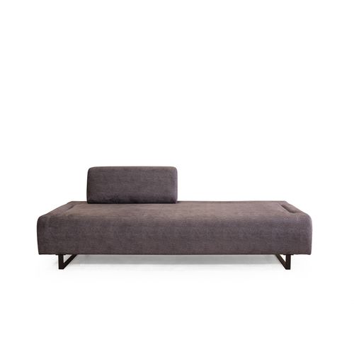 Atelier Del Sofa Infinity sa bočnim stolom - Antracit trosed na razvlačenje slika 6