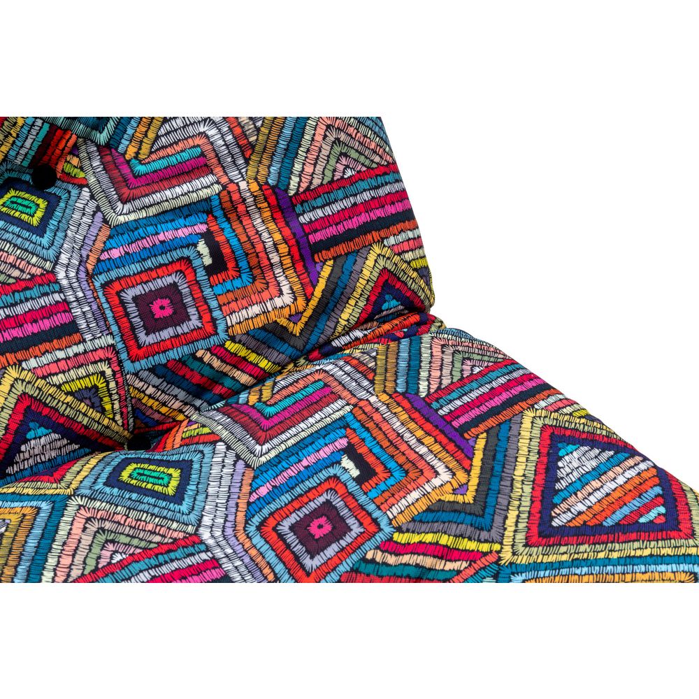 Misa Small Sofabed - Višebojni Patchwork Trosjed koji se pretvara u krevet slika 8