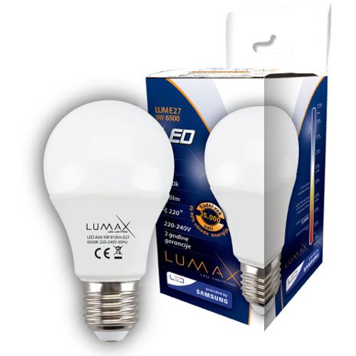 Lumax Sijalica Led ECO LUME27-9W 6500K 810 lm 3PAK slika 1