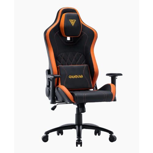 Gaming stolica Gamdias Zelus M3 crna/narandžasta slika 3