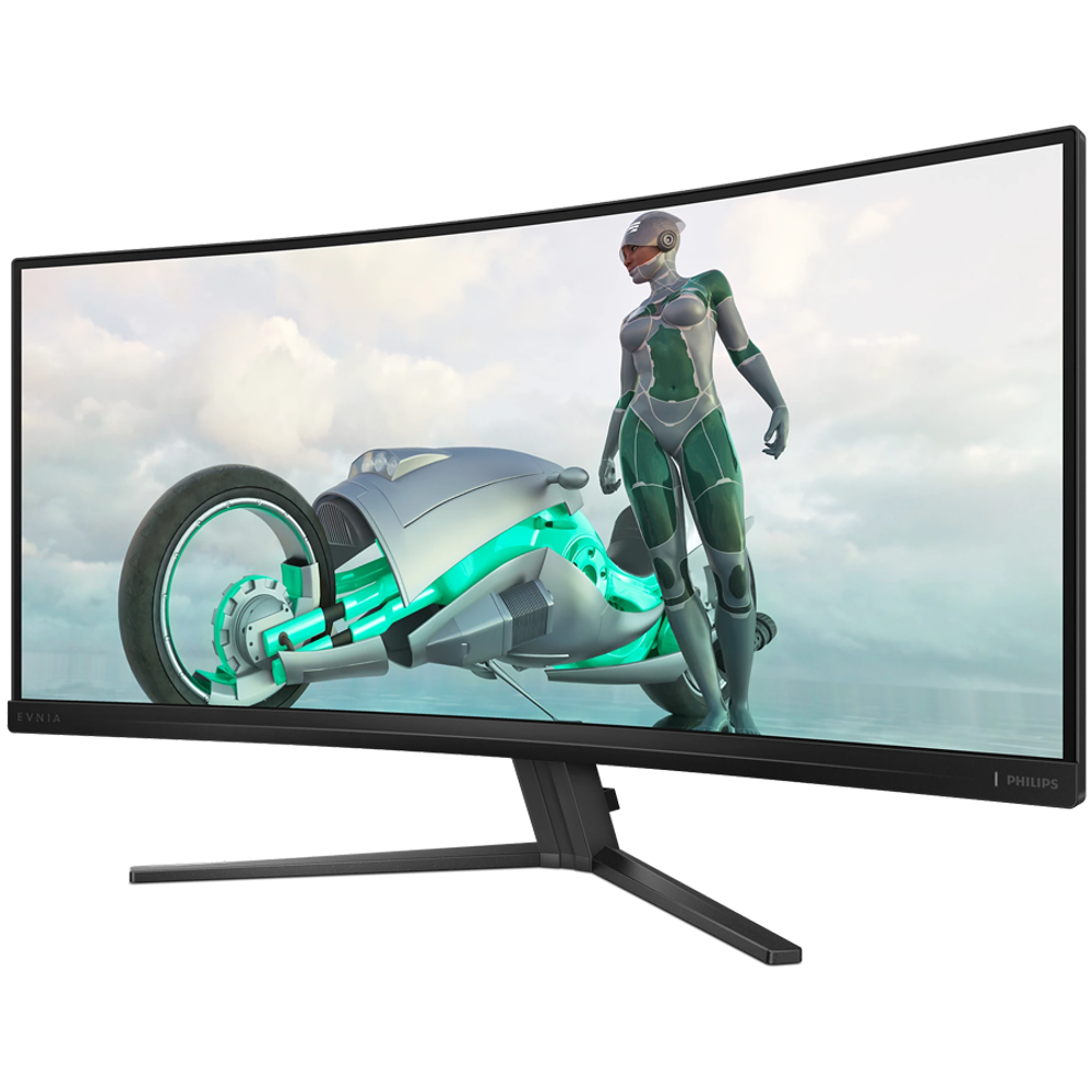 Philips Monitor Evnia 3000 34M2C3500L 34'' Curved VA, 3440x1440 (WQHD), 180Hz, 0.5ms, 300 cd/m², 4000:1, HDR10, 2x HDMI, DisplayPort, Adaptive Sync, 3-year warranty slika 2