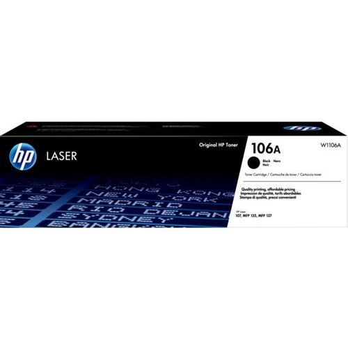 HP Toner W1106A - Crni Toner za Visoku Kvalitetu Tiska slika 1