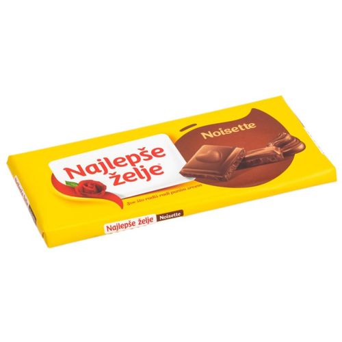 Najlepše želje čokolada Noisette 85g slika 1
