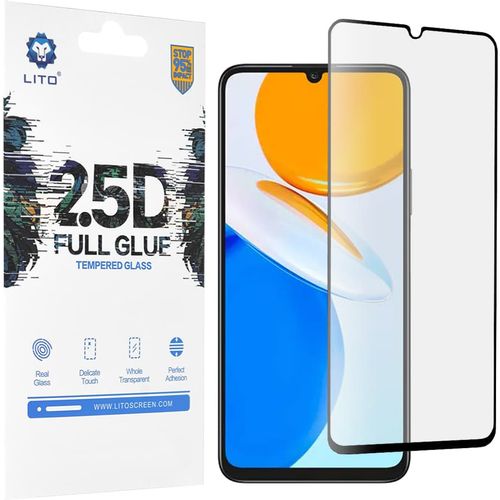 LITO - 2.5D FullGlue staklo za Honor X7 - crno slika 1