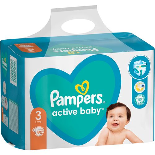 Pampers Active Baby Dry Giant Pack pelene SUPER PONUDA slika 3