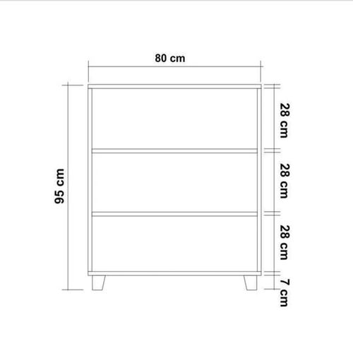 Leva Gravis Flow Atlantic Pine Dresser slika 4