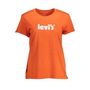 LEVI'S WOMEN'S SHORT SLEEVE T-SHIRT ORANGE