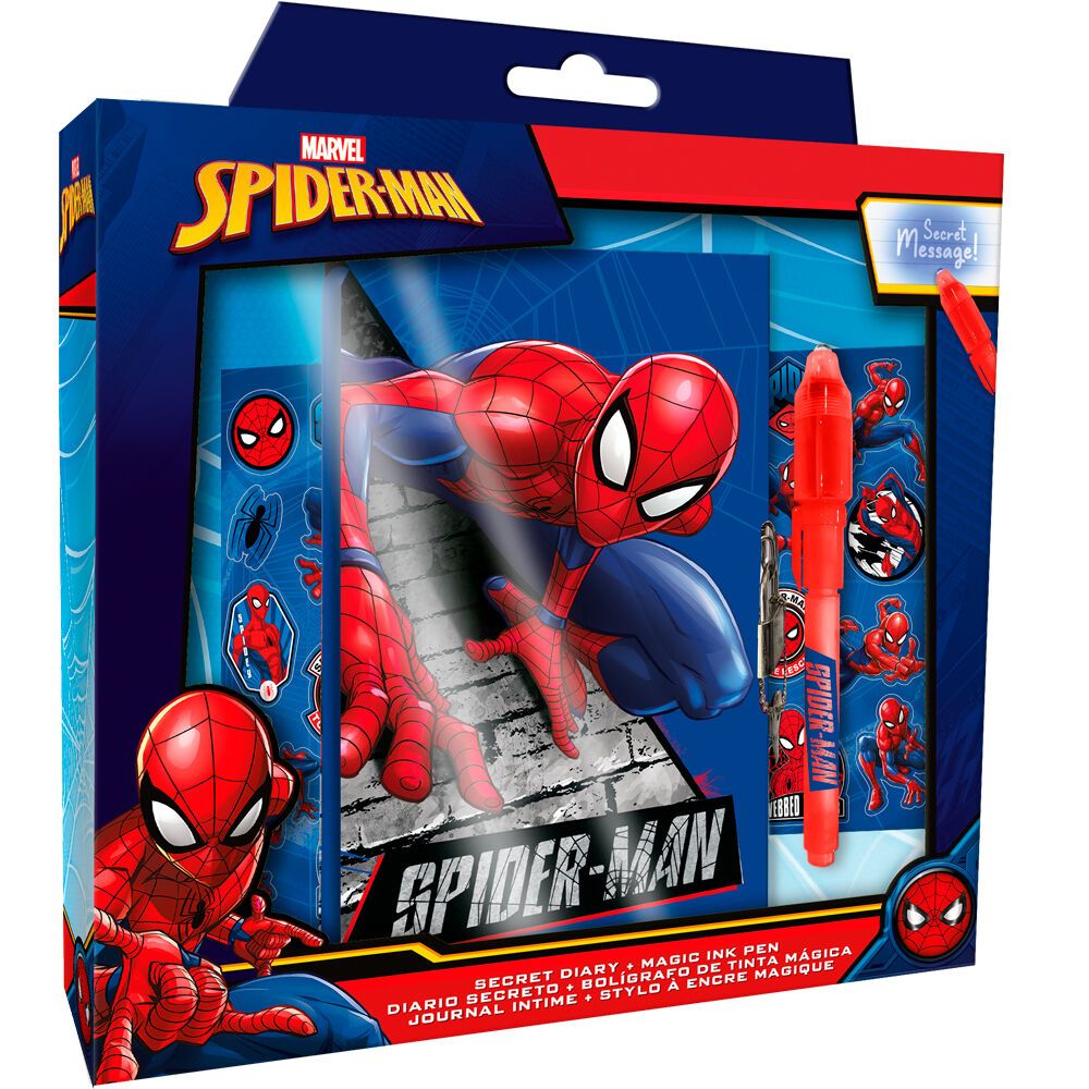 Dnevnik i čarobna olovka Spiderman Marvel slika 1