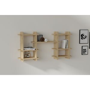 Tefo - Sapphire Oak Sapphire Oak Wall Shelf