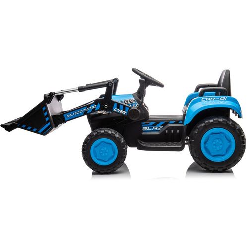 Traktor s utovarivačem BLAZIN plavi - traktor na akumulator slika 10