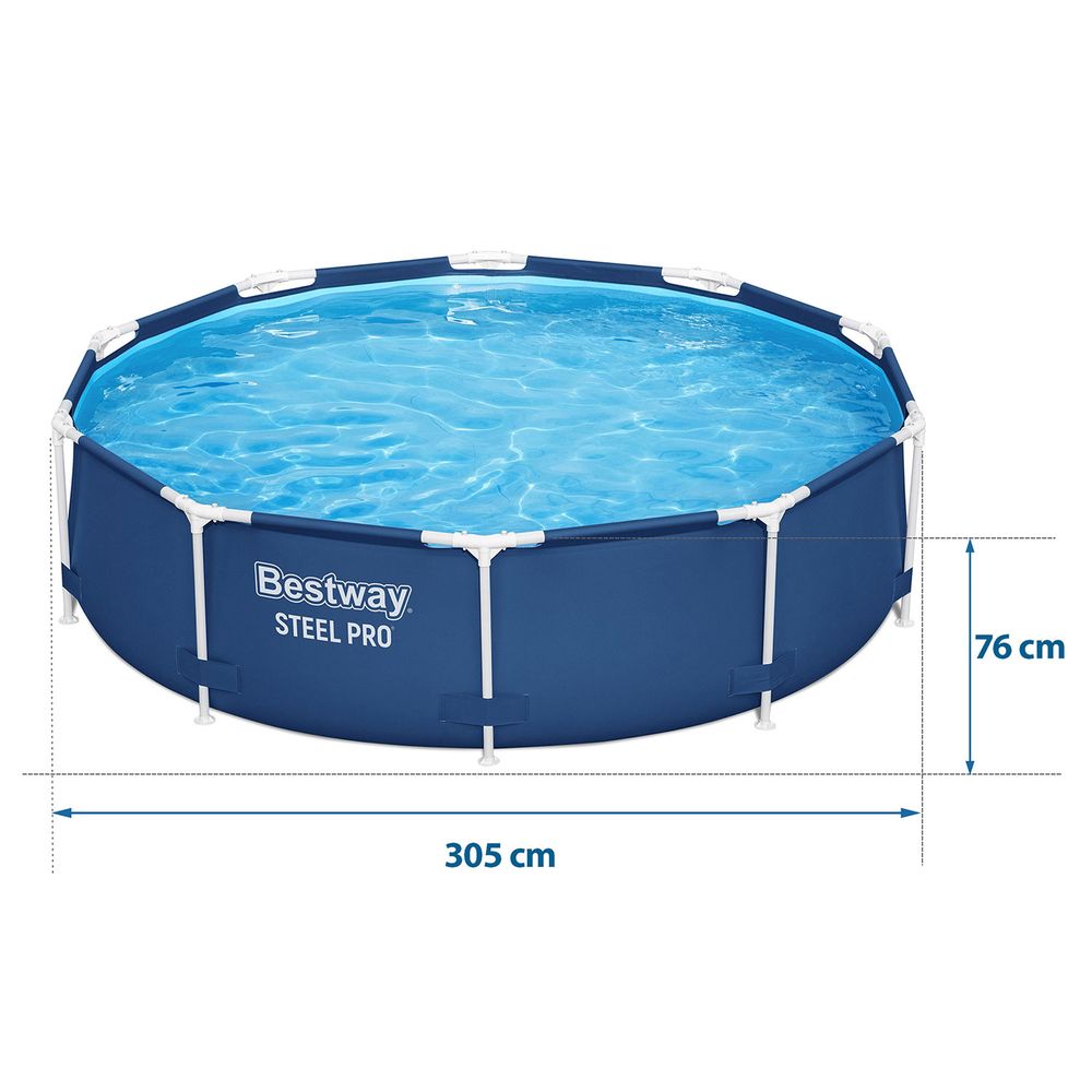 Vrtni bazen s čeličnim okvirom 305 x 76 cm – Bestway 56677 slika 6