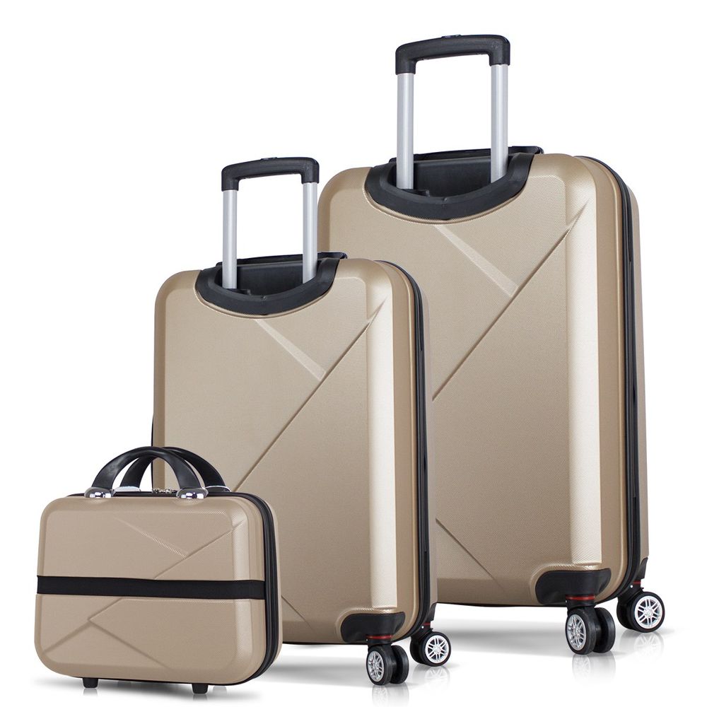 Set Kofera 8350 Gold (3 Komada) slika 2