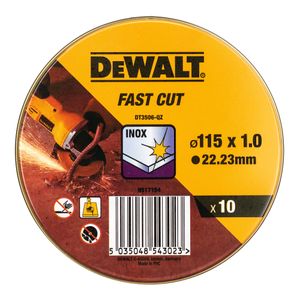 Dewalt Rezna ploča za inox  115 x 1 mm DT3506