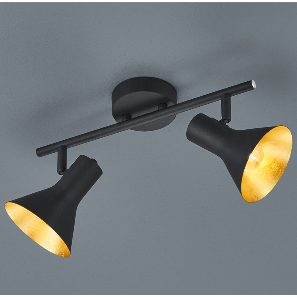Trio Lighting stropnu svjetiljku NINA SPOT 2 – crno-zlatna slika 4