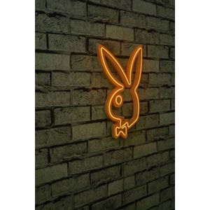 Wallity Ukrasna plastična LED rasvjeta, Playboy - Yellow