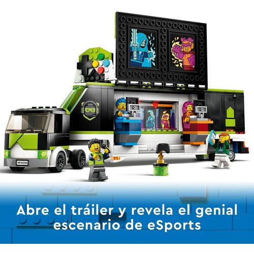 Playset Lego City 60388 The video game tournament truck slika 6