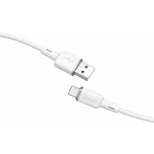 ACEFAST kabel USB A na Type C 3A C2-04 silikonski 120 cm bijeli slika 3