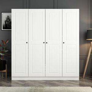 Kale Mebran - 4008 White Wardrobe